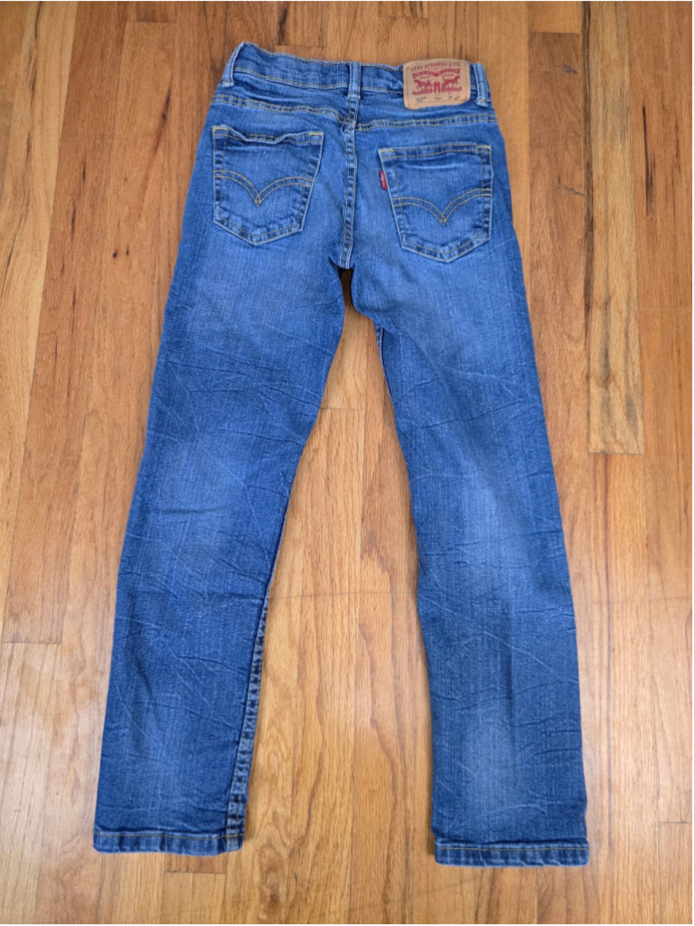 Boys Levi's 502 Regular Taper Jeans Size 8 Blue